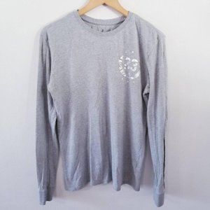 Jordan Grey Long Sleeve Shirt M